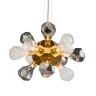 Подвесная люстра Delight Collection KR1197 KR1197P-12 brass, smoky/clear
