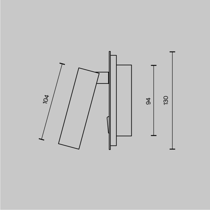 Настенный светильник Maytoni Ios 176 C175-WL-01-6W-W