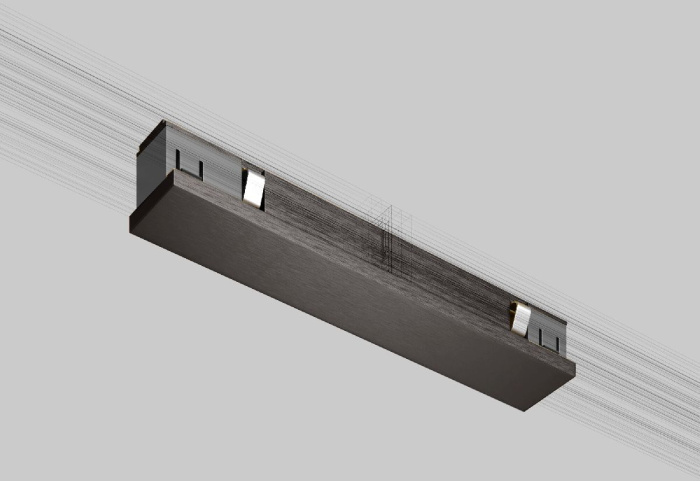 Прямой коннектор Elektrostandard Line magnetic 4690389213885