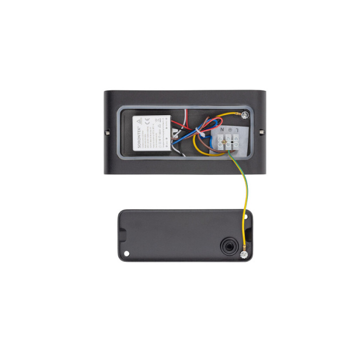 Уличный настенный светильник Nowodvorski Semi Led M Black 11364