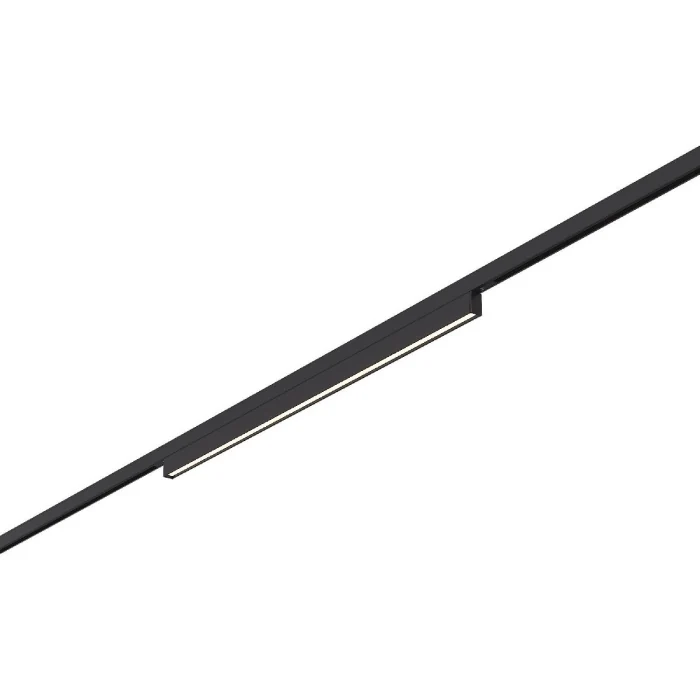 Магнитный трековый светильник Черный LED 1*12W 4000K 320Lm Ra>80 100° IP20 L450xW10xH18 ST665.446.12