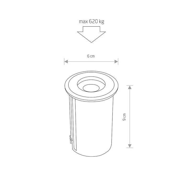 Ландшафтный светодиодный светильник Nowodvorski Picco Led 9105