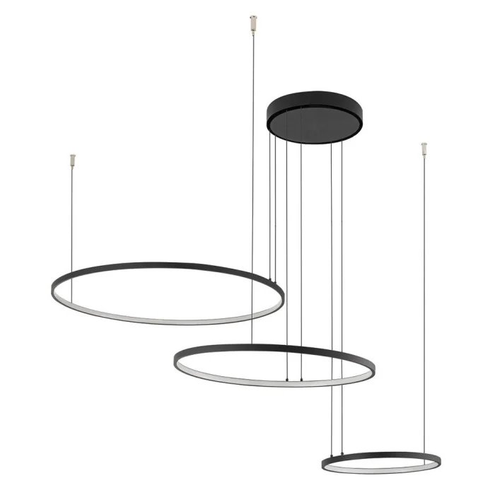 Подвесной светодиодный светильник Nowodvorski Circolo Black 10817