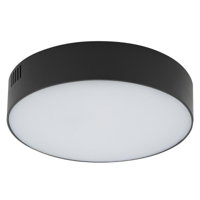 Потолочный cветильник Nowodvorski Lid Round Led Black 10416