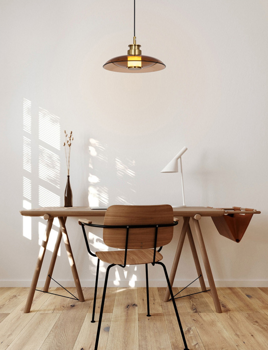 Подвесной светильник Delight Collection 8665 8665P/L gold/amber