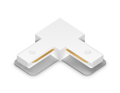 Коннектор угловой для однофазного шинопровода Standard 220V Ambrella light GL7163