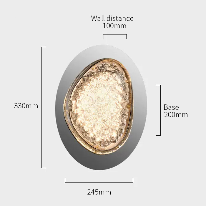 Настенный светильник Delight Collection MT9125 MT9125-1WC pearl black