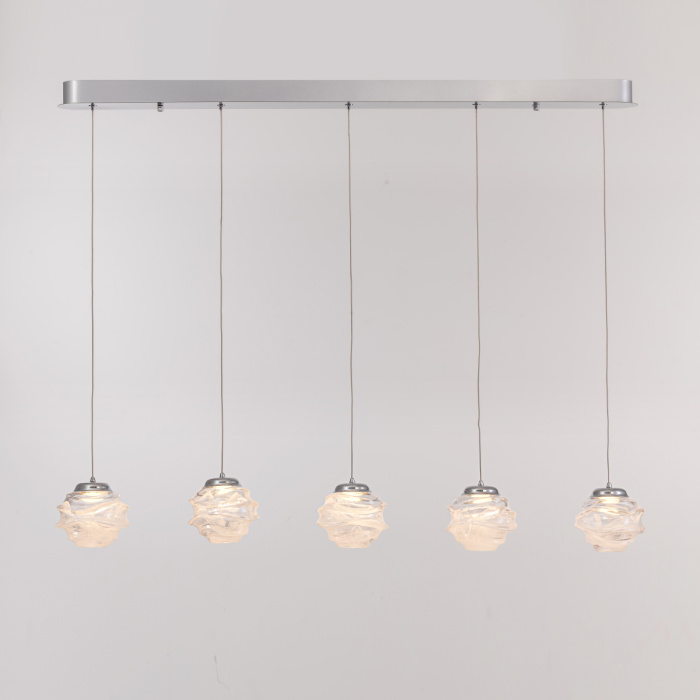 Подвесной светильник Delight Collection MD25030003 MD25030003-5B chrome/clear