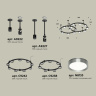 Комплект подвесного светильника Techno Ring Ambrella light XR92221160