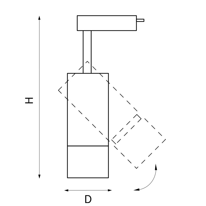 Светильник светодиодный для 1-фазного трека Volta Lightstar 229146