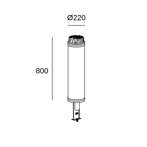 Фонарный столб CITIZEN 60-3239-Z5-CM