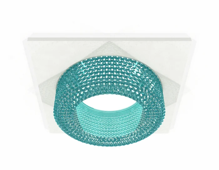 Комплект встраиваемого светильника с композитным хрусталем Ambrella light XC7631023