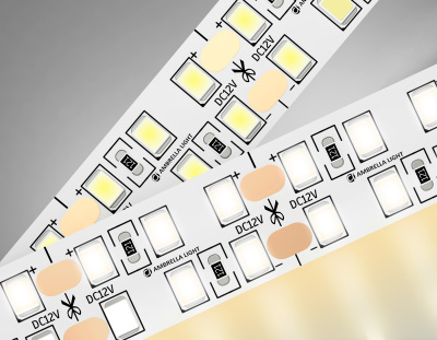 Светодиодная лента двухрядная Ambrella Light GS1701 2835 240Led /24W m/ 12V IP20 3000K 5m Ambrella light GS1701