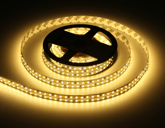 Светодиодная лента двухрядная Ambrella Light GS1701 2835 240Led /24W m/ 12V IP20 3000K 5m Ambrella light GS1701