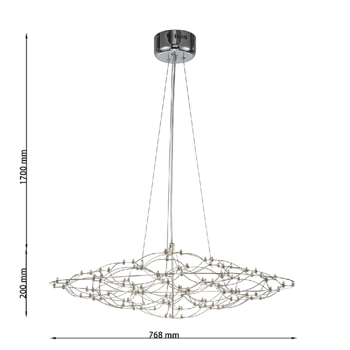 Подвесная люстра Favourite Thinner 4305-8P
