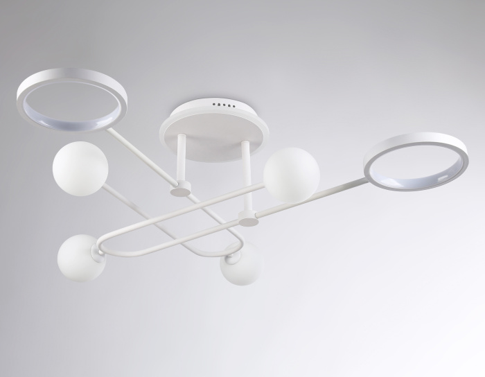 Потолочный светодиодный светильник со сменной лампой и пультом управления Ambrella light FL66229