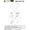 Светильник настенный Omnilux Correto OML-62511-02
