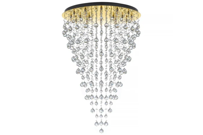 Потолочная хрустальная люстра Arti Lampadari Flusso H 1.4.80.615 G