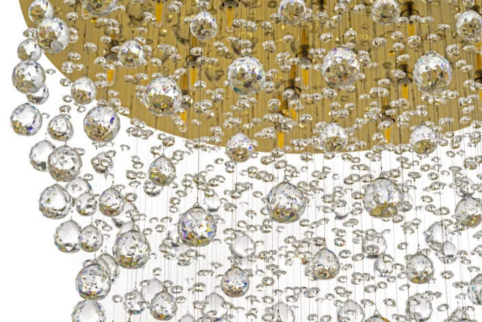 Потолочная хрустальная люстра Arti Lampadari Flusso H 1.4.80.615 G