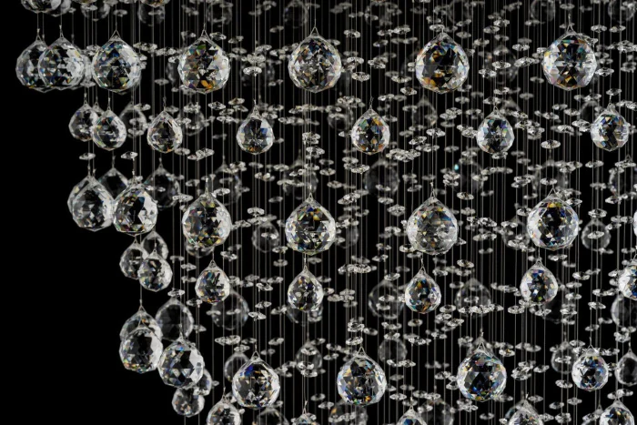 Потолочная хрустальная люстра Arti Lampadari Flusso H 1.4.80.615 G