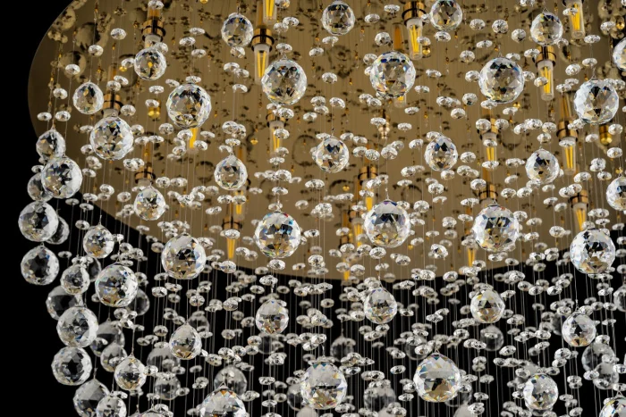Потолочная хрустальная люстра Arti Lampadari Flusso H 1.4.80.615 G