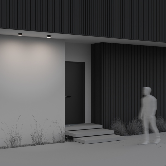 Накладной уличный светильник Maytoni Zon ip O430CL-L15B4K