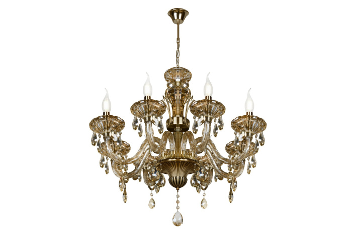 Подвесная люстра iLamp Asia 61079-8 Бронзовая