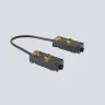 Соединитель питания угловой для накладного шинопровода 220V Crystal Lux CLT 0.205 04 BL