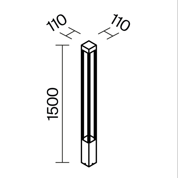 Садово-парковый светильник Maytoni Elbe O424FL-L20GF