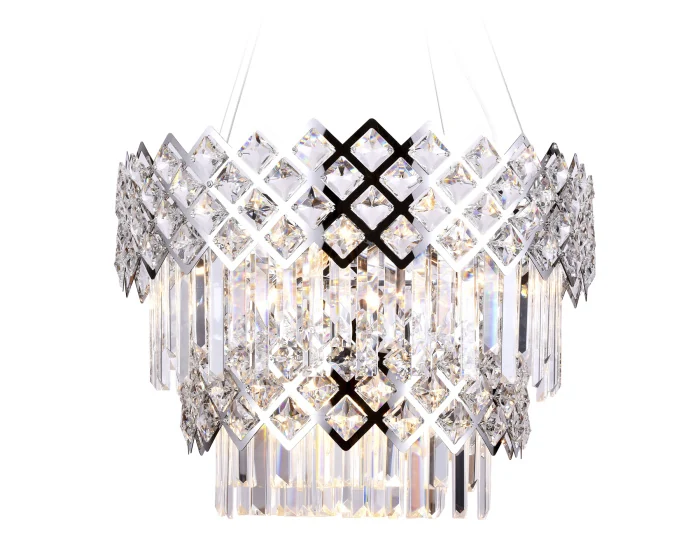 Подвесная люстра с хрусталем Ambrella light TR5273