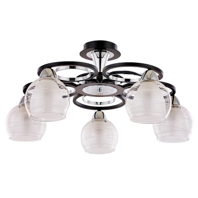 Потолочная люстра Arte Lamp Ginevra A1604PL-5BK