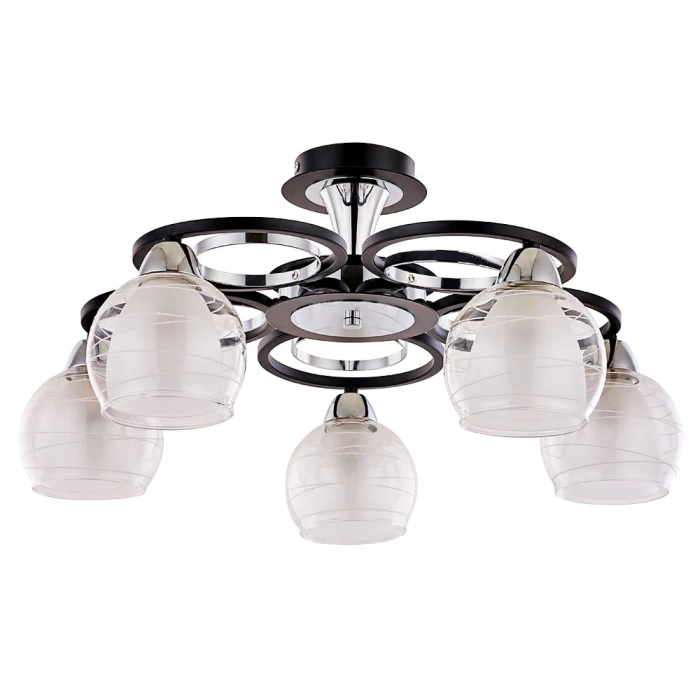 Потолочная люстра Arte Lamp Ginevra A1604PL-5BK