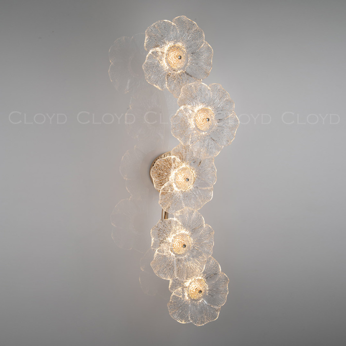 Бра Cloyd SHAMBALA-B W5 / выс. 72 см - золото (арт.20396)