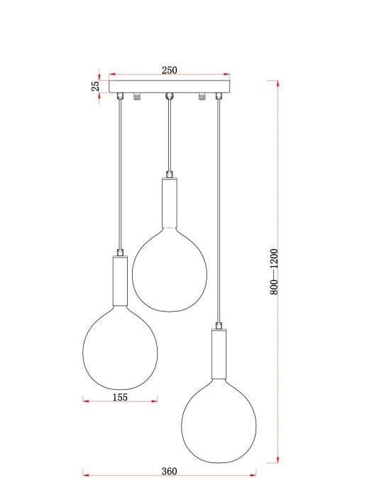 Подвесной светильник Freya Sway FR5269PL-03CH