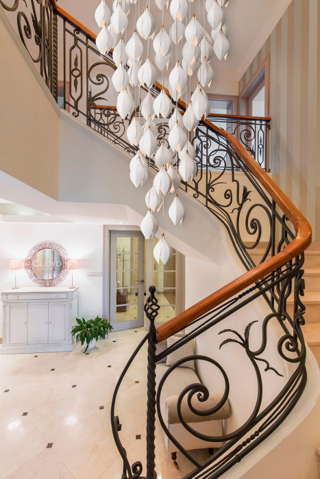 Люстра Cloyd MANGRA C60 / выс. 205 см - керамика - белый (арт.11180)