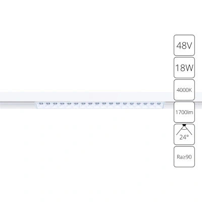 Магнитная трековая система Arte Lamp LINEA A4665PL-1WH