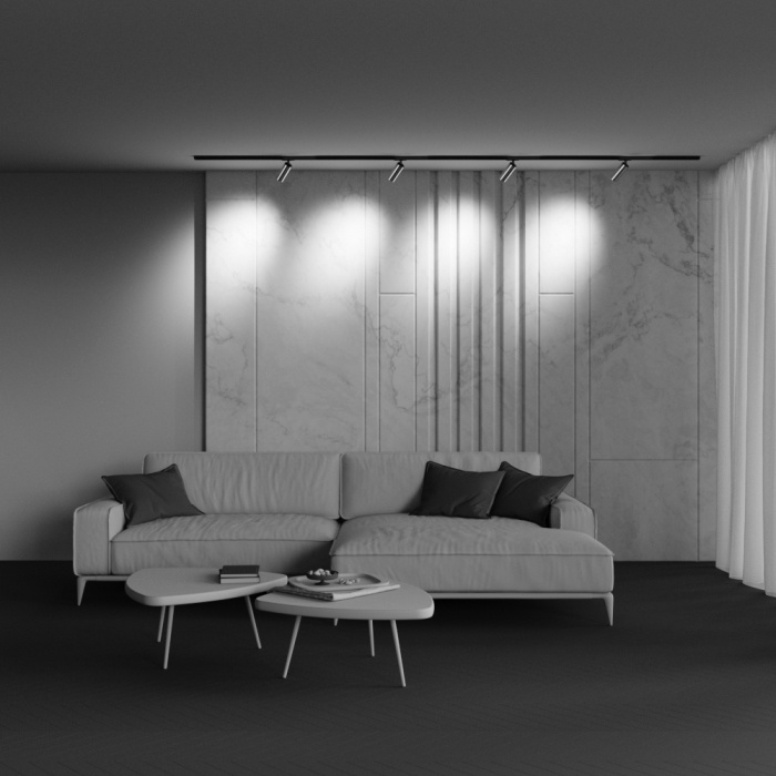 Трековый светильник Maytoni Focus LED TR021-1-12W3K-W-BBS