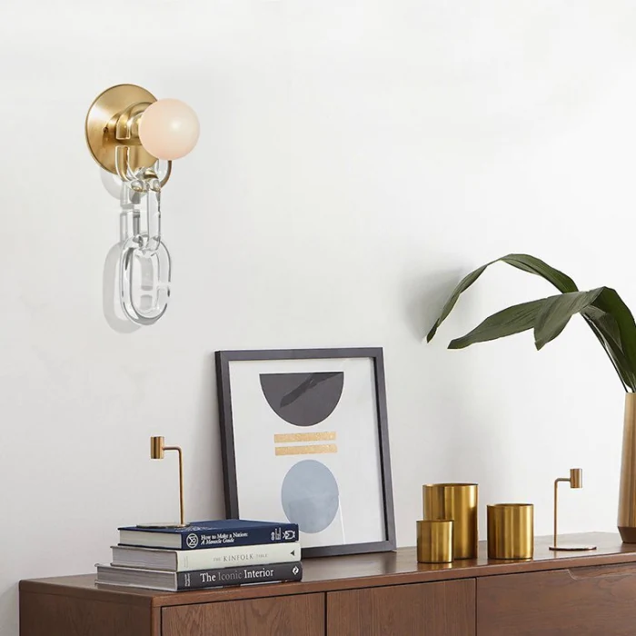 Настенный светильник CHAIN WALL Белый ImperiumLoft