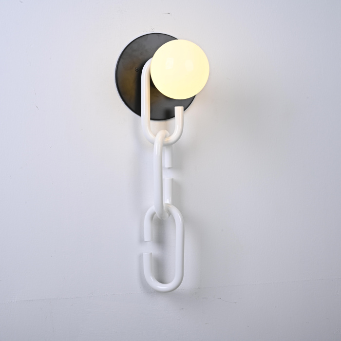 Настенный светильник CHAIN WALL Белый ImperiumLoft