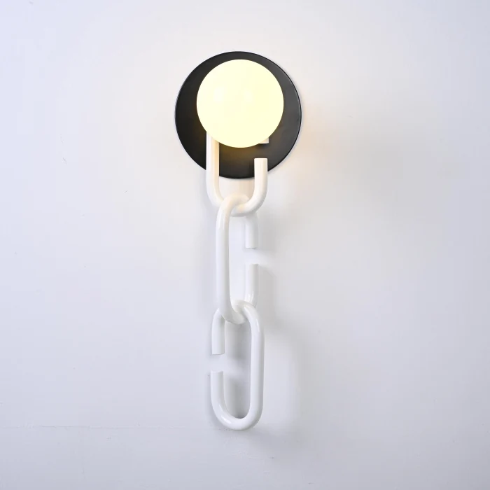 Настенный светильник CHAIN WALL Белый ImperiumLoft