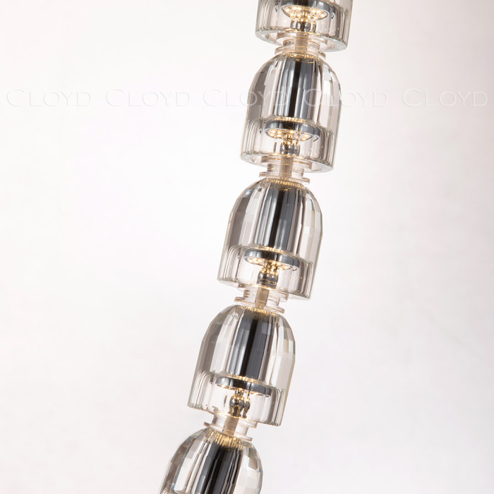 Подвесной светильник Cloyd RACHMANINOFF P20 / L190 см - хром (арт.11415)