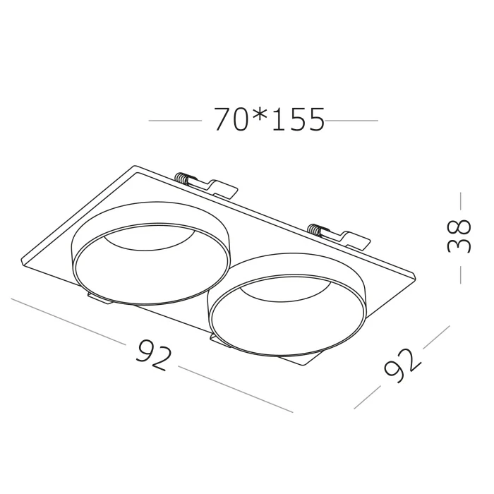 Светильники встраиваемые ST206.528.02 ST LUCE