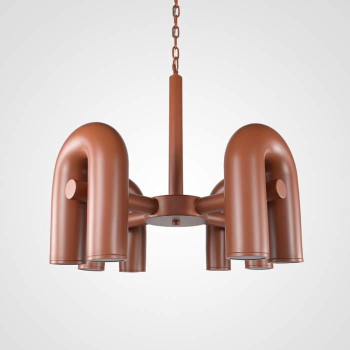 Подвесная люстра FANNY 8 Orange ImperiumLoft