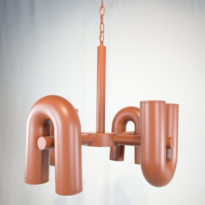 Подвесная люстра FANNY 8 Orange ImperiumLoft