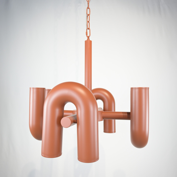 Подвесная люстра FANNY 8 Orange ImperiumLoft