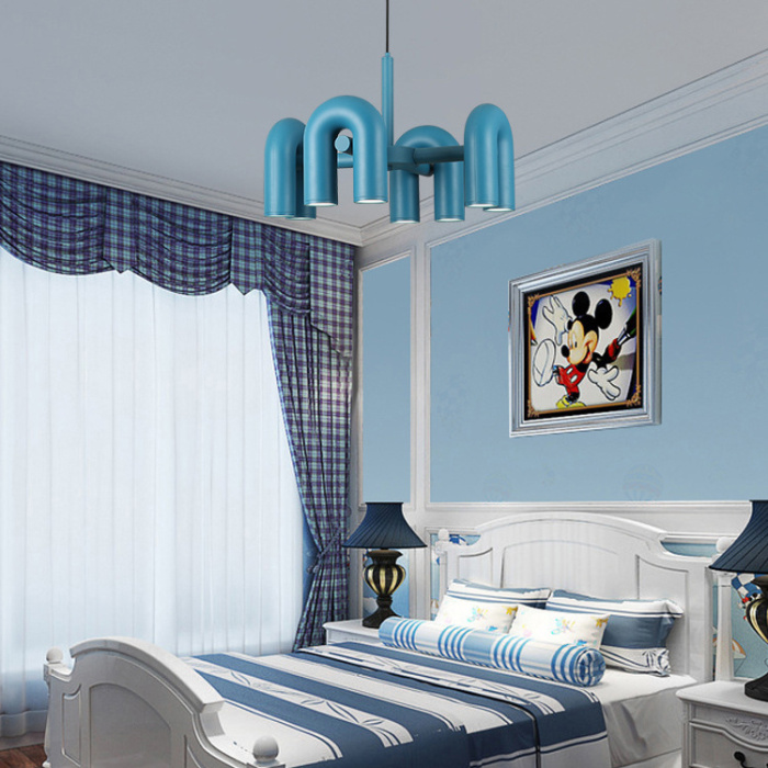 Подвесная люстра FANNY 8 Orange ImperiumLoft