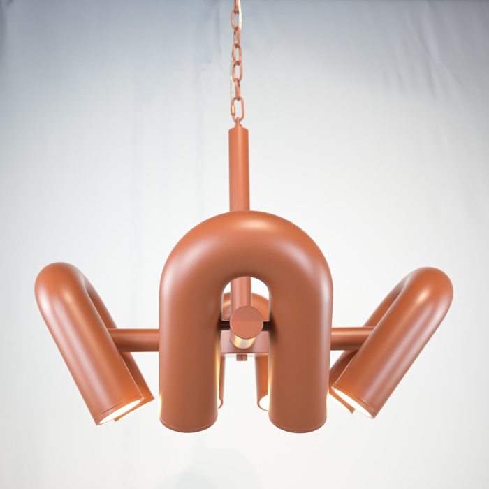 Подвесная люстра FANNY 8 Orange ImperiumLoft