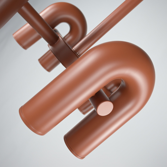 Подвесная люстра FANNY 8 Orange ImperiumLoft