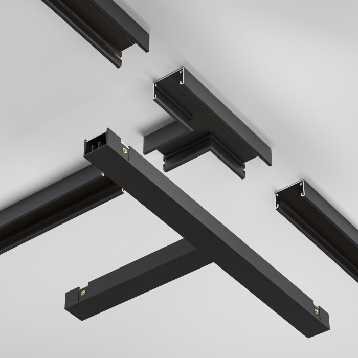 Т- образный коннектор питания Maytoni TRA172TPC-1B