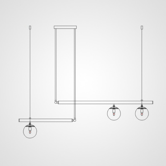 Подвесной светильник BARRA L88 Gold ImperiumLoft
